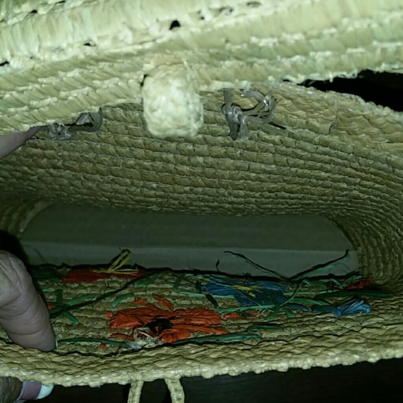 Vintage wicker bag - Picture 3 of 3